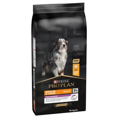 2x14kg PURINA PRO PLAN Medium & Large Adult 7+ Age Defence száraz kutyatáp - Kisállat kiegészítők webáruház - állateledelek