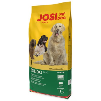 2x15kg JosiDog Solido Senior száraz kutyatáp kutyatáp - Kisállat kiegészítők webáruház - állateledelek