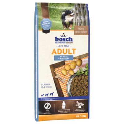 2x15kg bosch Adult hal & burgonya száraz kutyaeledel - Kisállat kiegészítők webáruház - állateledelek