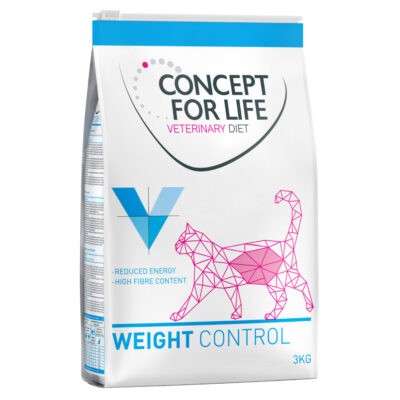 2x3kg Concept for Life Veterinary Diet Weight Control száraz macskatáp - Kisállat kiegészítők webáruház - állateledelek