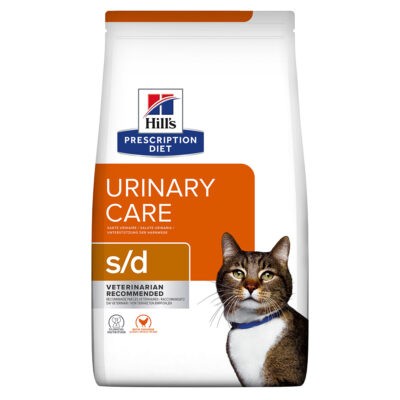 2x3kg Hill's Prescription Diet s/d Urinary Care csirke száraz macskatáp - Kisállat kiegészítők webáruház - állateledelek