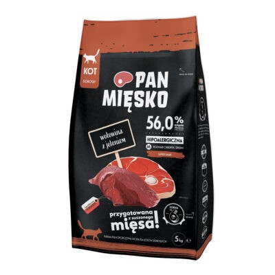 2x5kg Pan Mięsko Cat marha szarvassal Medium száraz macskatáp - Kisállat kiegészítők webáruház - állateledelek