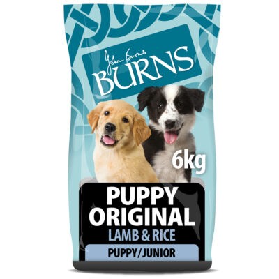 6kg Burns Puppy Original bárány & rizs száraz kutyatáp - Kisállat kiegészítők webáruház - állateledelek