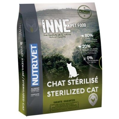 6kg Inne Cat Sterilizált Nutrivet Gabonamentes Száraz macskaeledel 6kg Inne Cat Sterilizált Nutrivet Gabonamentes Száraz macskatáp - Kisállat kiegészítők webáruház - állateledelek