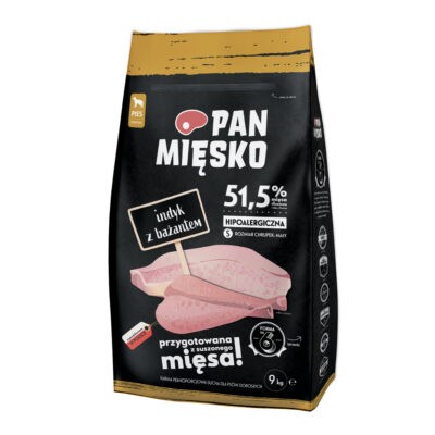 9kg Pan Mięsko Small pulyka és fácán száraz kutyatáp - Kisállat kiegészítők webáruház - állateledelek