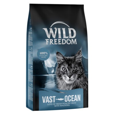 3x2kg Wild Freedom gabomanetes macska szárazeledel -Adult Vast Ocean" - makréla - Kisállat kiegészítők webáruház - állateledelek