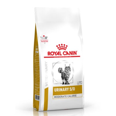 7kg Royal Canin Veterinary Urinary S/O Moderate Calorie száraz macskatáp - Kisállat kiegészítők webáruház - állateledelek