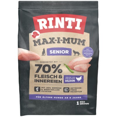 7x1kg Rinti Maximum Senior csirke száraz kutyatáp - Kisállat kiegészítők webáruház - állateledelek