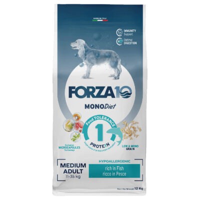 Forza 10 Medium Diet hal - 12 kg - Kisállat kiegészítők webáruház - állateledelek