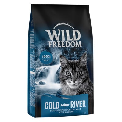 Wild Freedom gabomanetes macska szárazeledel gazdaságos csomag (3x2kg) -  Cold River - lazac - Kisállat kiegészítők webáruház - állateledelek