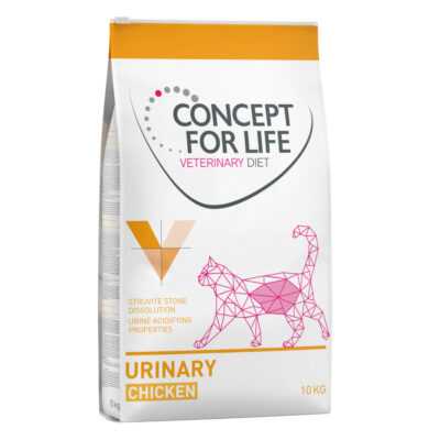 2x10kg Concept for Life Veterinary Diet Urinary száraz macskatáp - Kisállat kiegészítők webáruház - állateledelek