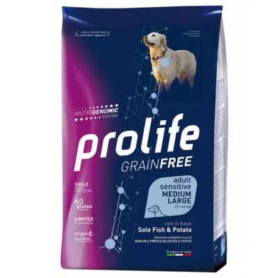 Multipack megtakarítás! 2 x Prolife - 2 x 10 kg Grain Free Adult Sensitive közepes/nagyméretű szelídgesztenye és burgonya - Kisállat kiegészítők webáruház - állateledelek