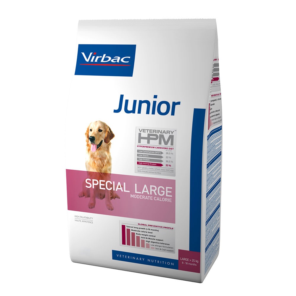 2x12kg Virbac Veterinary HPM Dog Junior Special Large - Száraz kutyatáp - Kisállat kiegészítők webáruház - állateledelek