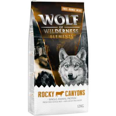 2x12kg Wolf of Wilderness "Rocky Canyons" - szabadtartású marha