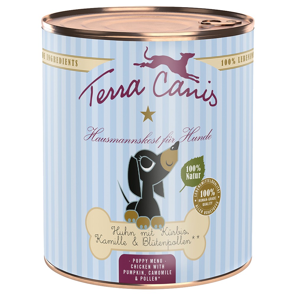 12x800g Terra Canis Puppy Menue Csirke