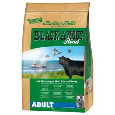 2x15kg Markus-Mühle Black Angus Adult száraz kutyatáp - Kisállat kiegészítők webáruház - állateledelek