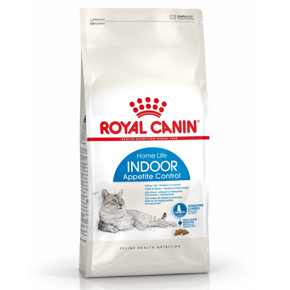 2 x 4 kg Royal Canin Indoor Appetite Control száraz macskatáp - Kisállat kiegészítők webáruház - állateledelek