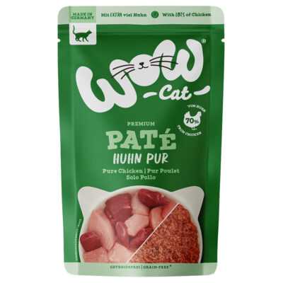 24x125g WOW Cat Adult Pur csirke nedves macska eledel - Kisállat kiegészítők webáruház - állateledelek