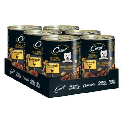 24x400g Cesar Natural Goodness Csirke & szuperélemiszerek nedves kutyatáp - Kisállat kiegészítők webáruház - állateledelek