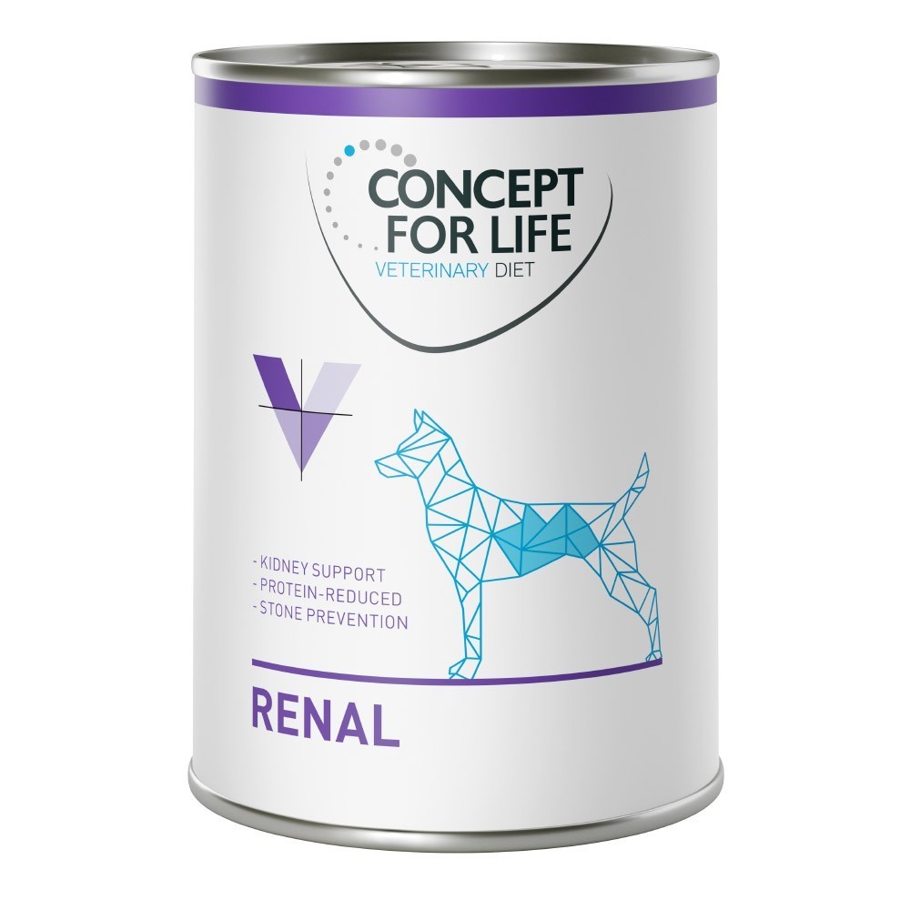 24x400g Concept for Life Veterinary Diet Renal nedves kutyatáp - Kisállat kiegészítők webáruház - állateledelek