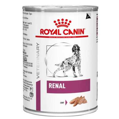 24x410g Royal Canin Veterinary Canine Renal Mousse nedves kutyatáp - Kisállat kiegészítők webáruház - állateledelek