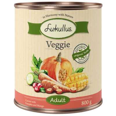 24x800g Lukullus Veggie nedves kutyatáp - Kisállat kiegészítők webáruház - állateledelek