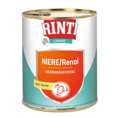 24x800g RINTI Canine Niere/Renal csirke nedves kutyatáp - Kisállat kiegészítők webáruház - állateledelek