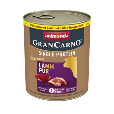 24x800g animonda GranCarno Adult Single Protein Supreme nedves kutyatáp- Bárány Pur - Kisállat kiegészítők webáruház - állateledelek