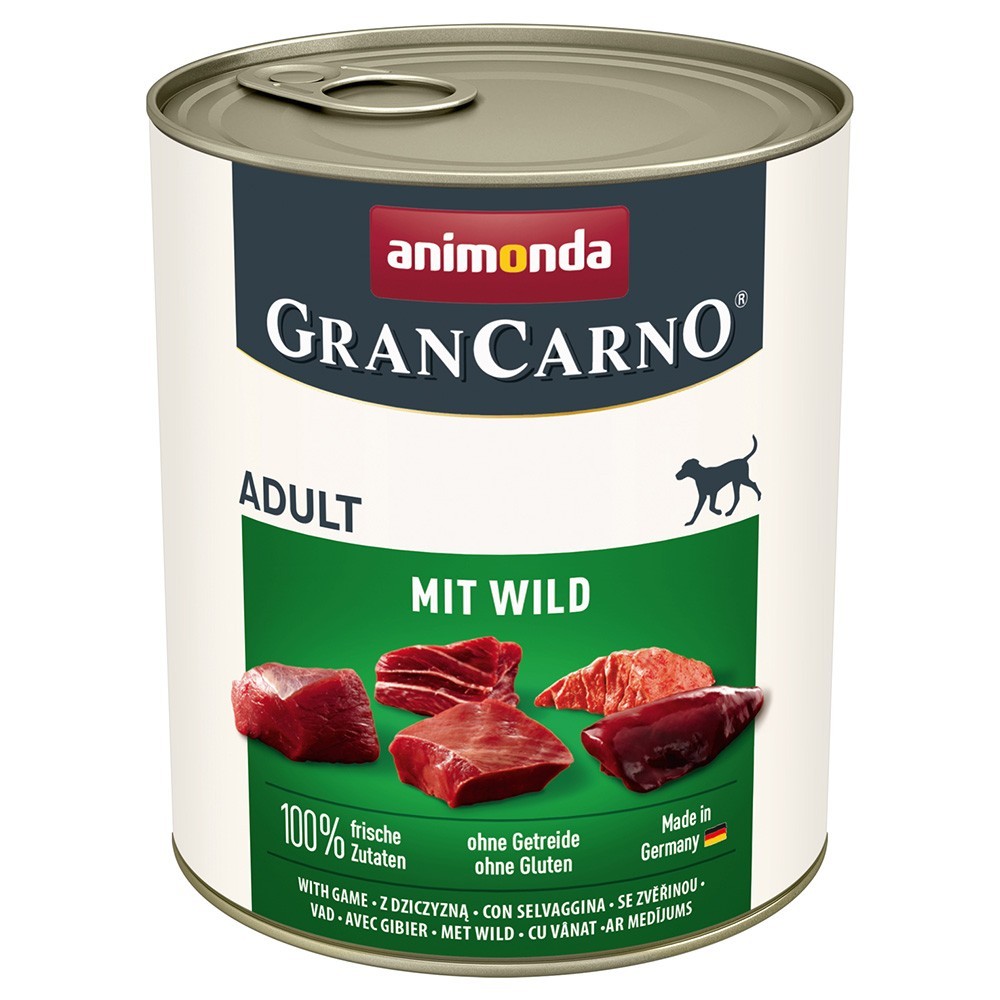 24x800g animonda GranCarno Original Adult vad nedves kutyatáp - Kisállat kiegészítők webáruház - állateledelek