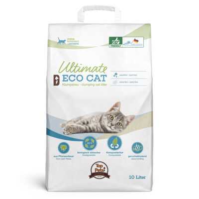 2x10 l Ultimate Eco Cat csomósodó macskaalom - Kisállat kiegészítők webáruház - állateledelek