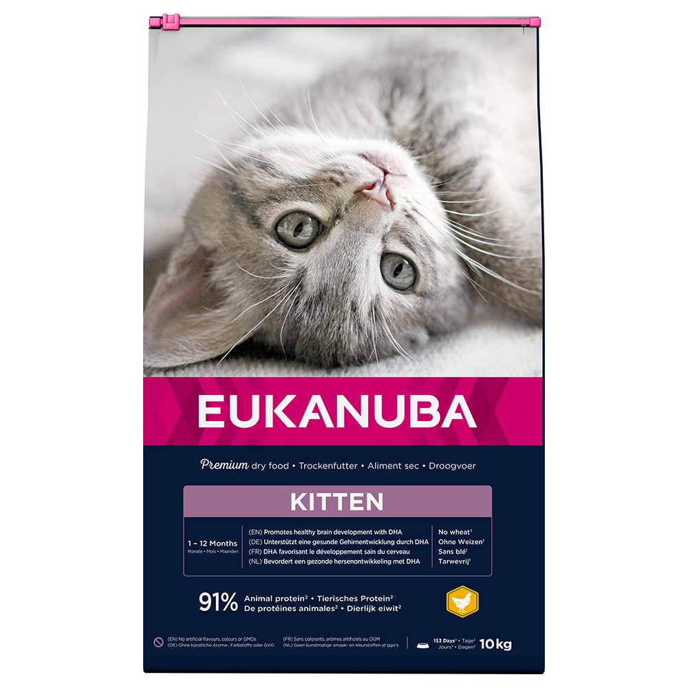 2x10kg Eukanuba Healthy Start Kitten száraz macskatáp - Kisállat kiegészítők webáruház - állateledelek