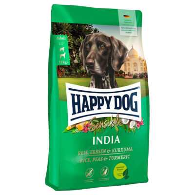 Happy Dog Supreme Sensible India száraz kutyatáp dupla csomagban (2 x 10 kg) - Kisállat kiegészítők webáruház - állateledelek