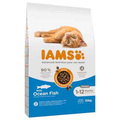 2x10kg IAMS for Vitality Kitten tengeri hal száraz macskatáp - Kisállat kiegészítők webáruház - állateledelek