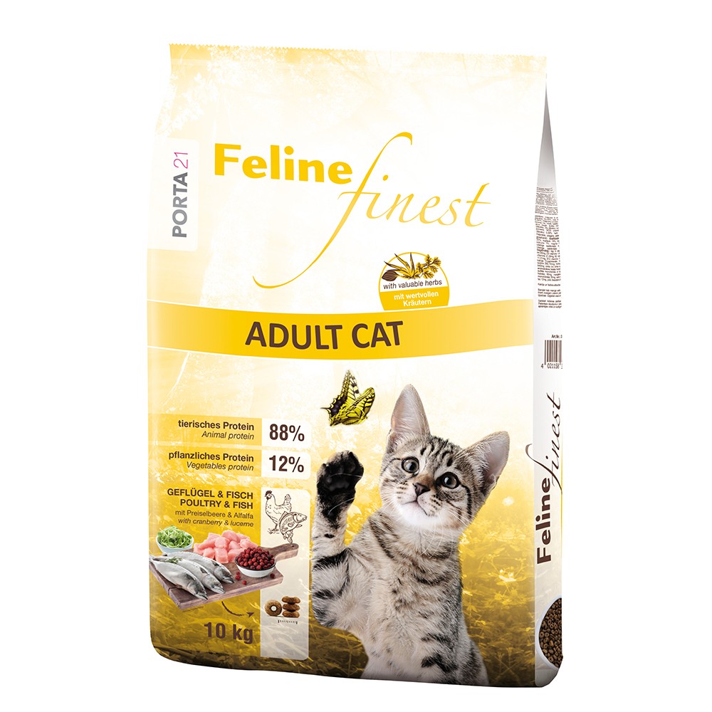 10kg Porta 21 Feline Finest Adult Cat száraz macskatáp - Kisállat kiegészítők webáruház - állateledelek