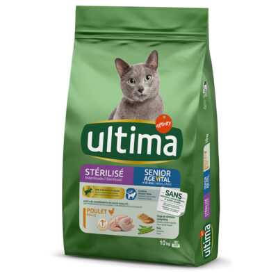 2x10kg Ultima Cat Sterilized Senior száraz macskatáp - Kisállat kiegészítők webáruház - állateledelek