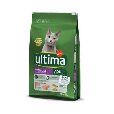 2x10kg Ultima Cat Sterilized lazac & árpa száraz macskatáp - Kisállat kiegészítők webáruház - állateledelek