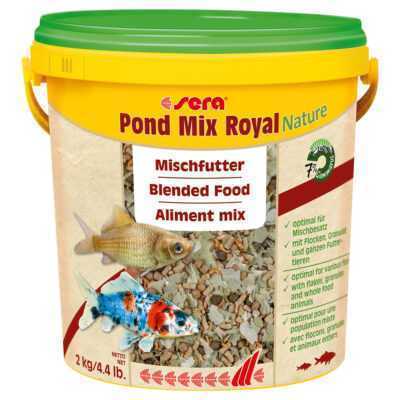 2x10l Sera Pond Mix Royal Nature tavi haltáp - Kisállat kiegészítők webáruház - állateledelek