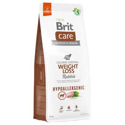 2x12kg Brit Care Dog Hypoallergenic Weight Loss nyúl száraz kutyatáp - Kisállat kiegészítők webáruház - állateledelek