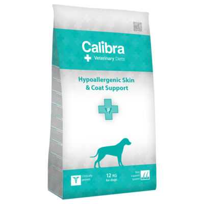 12kg Calibra Veterinary Diet Dog Hypoallergenic Skin & Coat lazac száraz kutyatáp - Kisállat kiegészítők webáruház - állateledelek