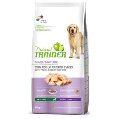 2x12kg Nova Foods Trainer Natural Senior Maxi száraz kutyatáp - Kisállat kiegészítők webáruház - állateledelek