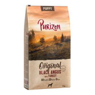 2x12kg Purizon Puppy Black Angus & pulyka száraz kutyatáp - Kisállat kiegészítők webáruház - állateledelek