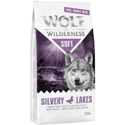 12kg Wolf of Wilderness "Soft - Silvery Lakes" -  szabad tartású csirke & kacsa száraz kutyatáp - Kisállat kiegészítők webáruház - állateledelek