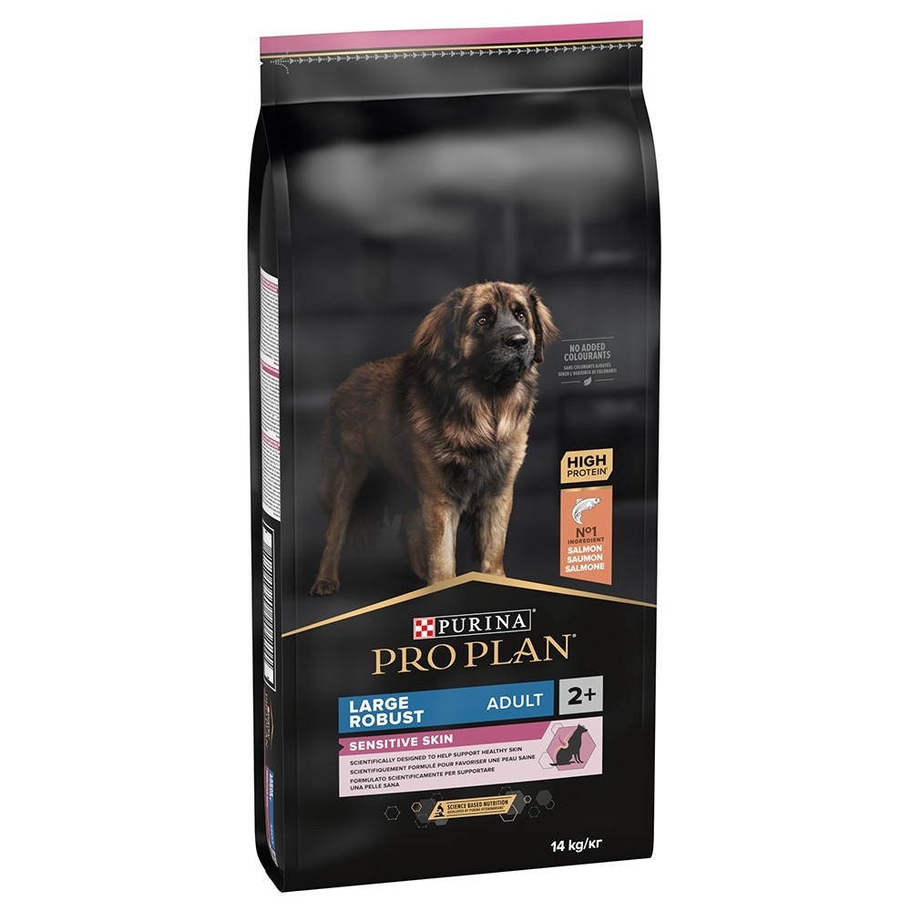 2x14kg PURINA PRO PLAN Large Robust Adult Sensitive Skin lazac száraz kutyatáp - Kisállat kiegészítők webáruház - állateledelek