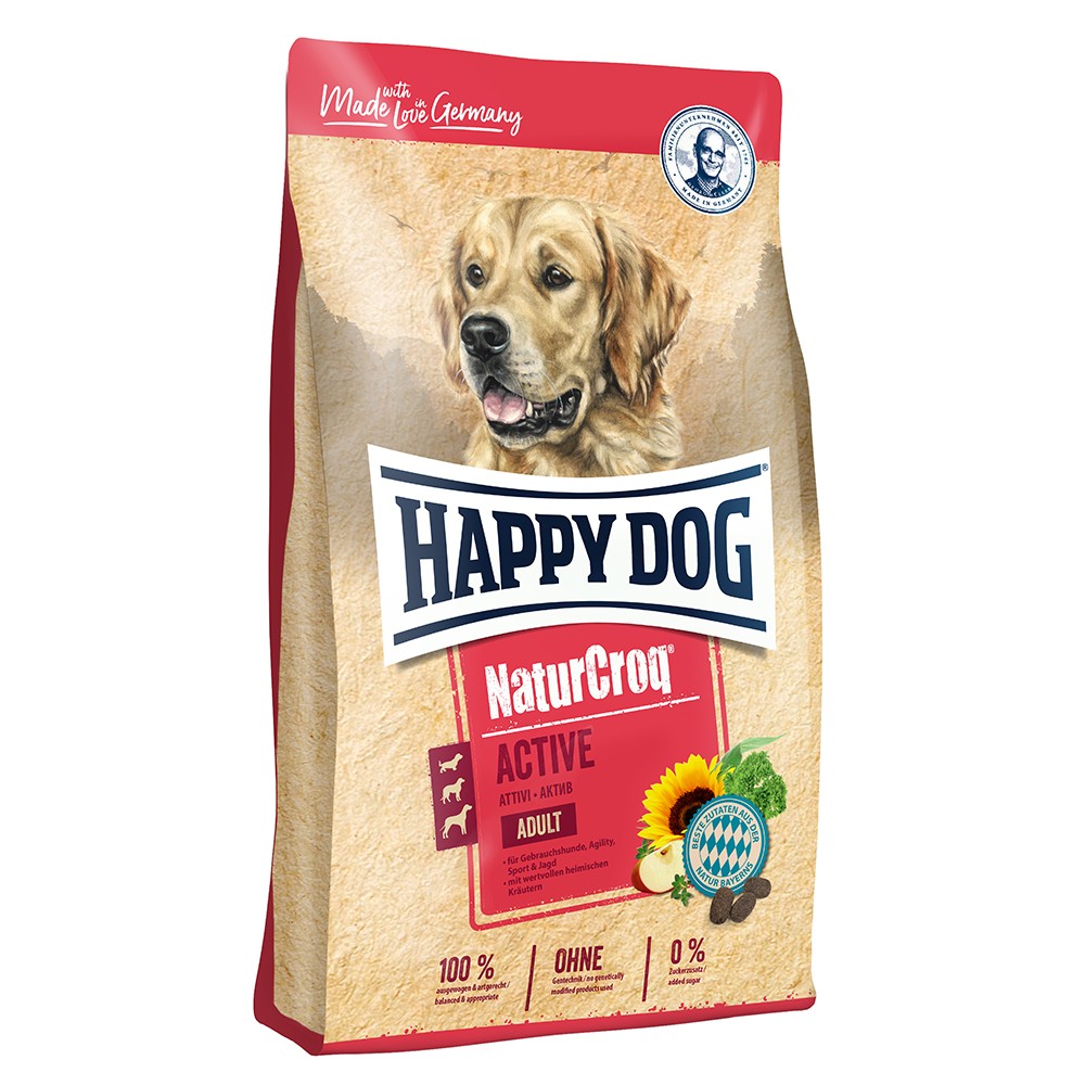 2x15 kg Happy Dog NaturCroq Active száraz kutyatáp - Kisállat kiegészítők webáruház - állateledelek