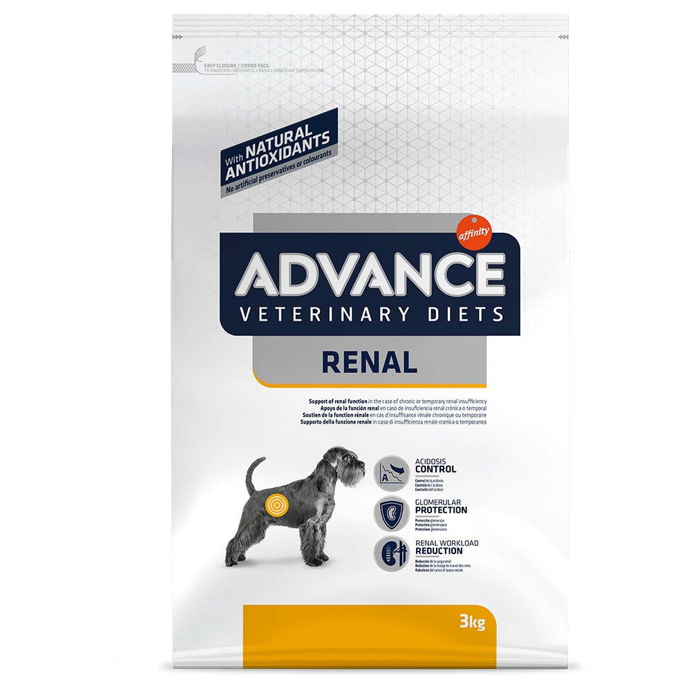 2x3kg Advance Veterinary Diets Renal száraz kutyatáp - Kisállat kiegészítők webáruház - állateledelek