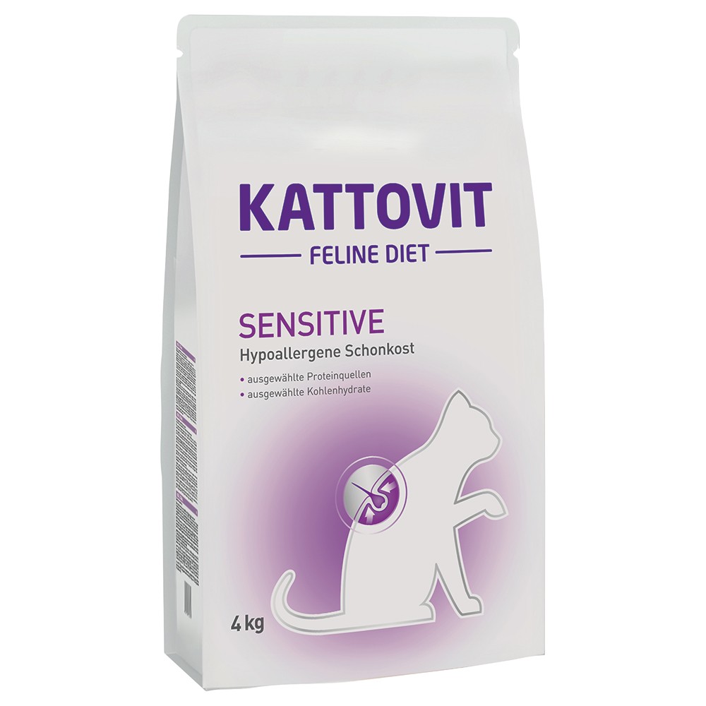 2x4kg Kattovit Sensitive száraz macskatáp   - Kisállat kiegészítők webáruház - állateledelek