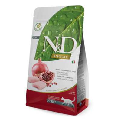 2x5kg Farmina N&D Gabonamentes felnőtt csirke és gránátalma szárazeledel Farmina N&D Grain Free Adult csirke és gránátalma száraztáp - Kisállat kiegészítők webáruház - állateledelek