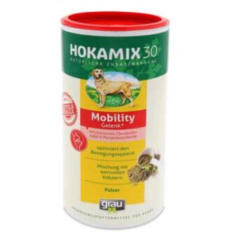 750g GRAU HOKAMIX Mobility ízület+ por táplálékkiegészítő kutyáknak - Kisállat kiegészítők webáruház - állateledelek