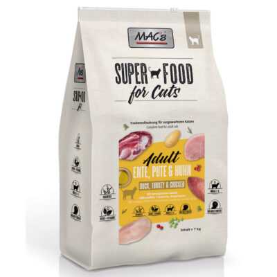 2x7kg MAC's Superfood for Cats Adult kacsa