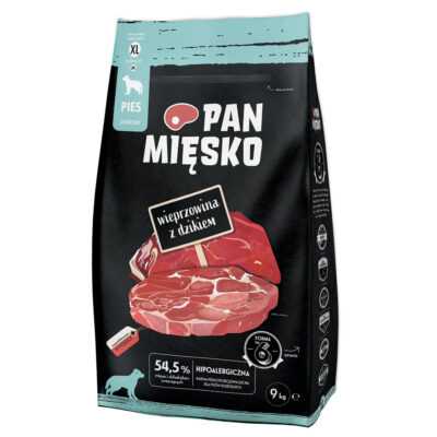 2x9kg Pan Mięsko XL sertés és vaddisznó száraz kuytatáp - Kisállat kiegészítők webáruház - állateledelek